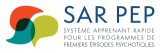 Red, Green, and Blue swirls of the SAR PEP logo