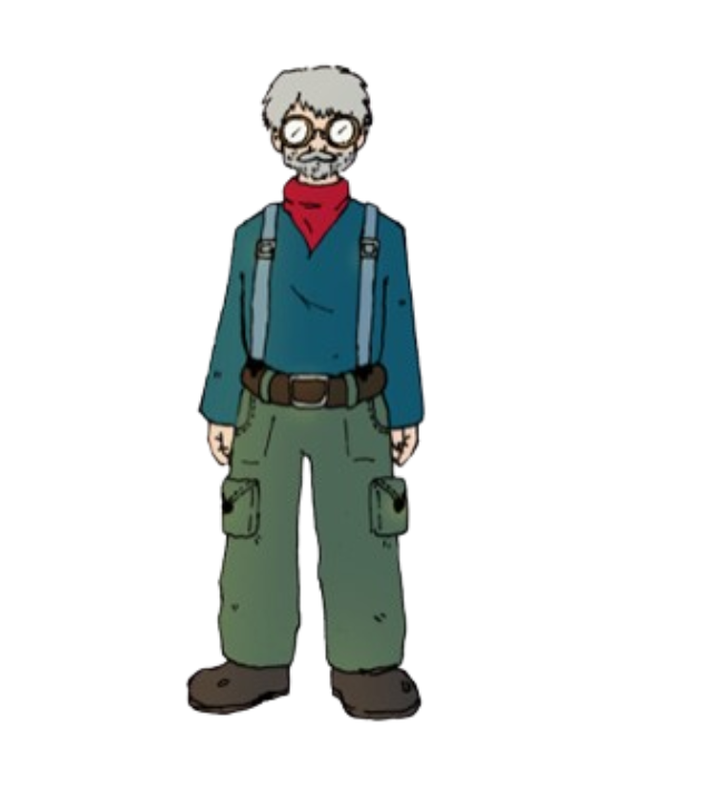 Character concept art of Greg