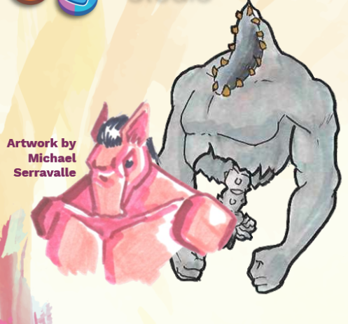 Character concept art of Moon-man